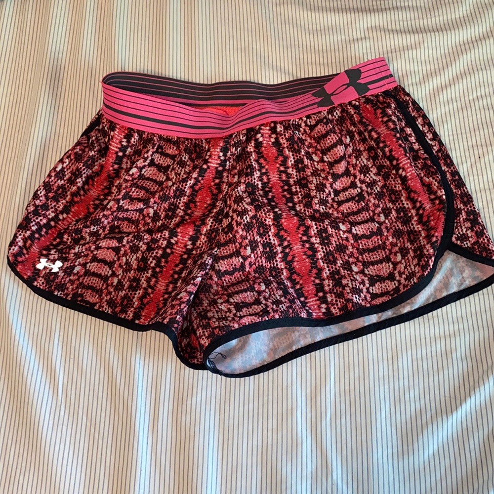 Under Armour pink designed shorts